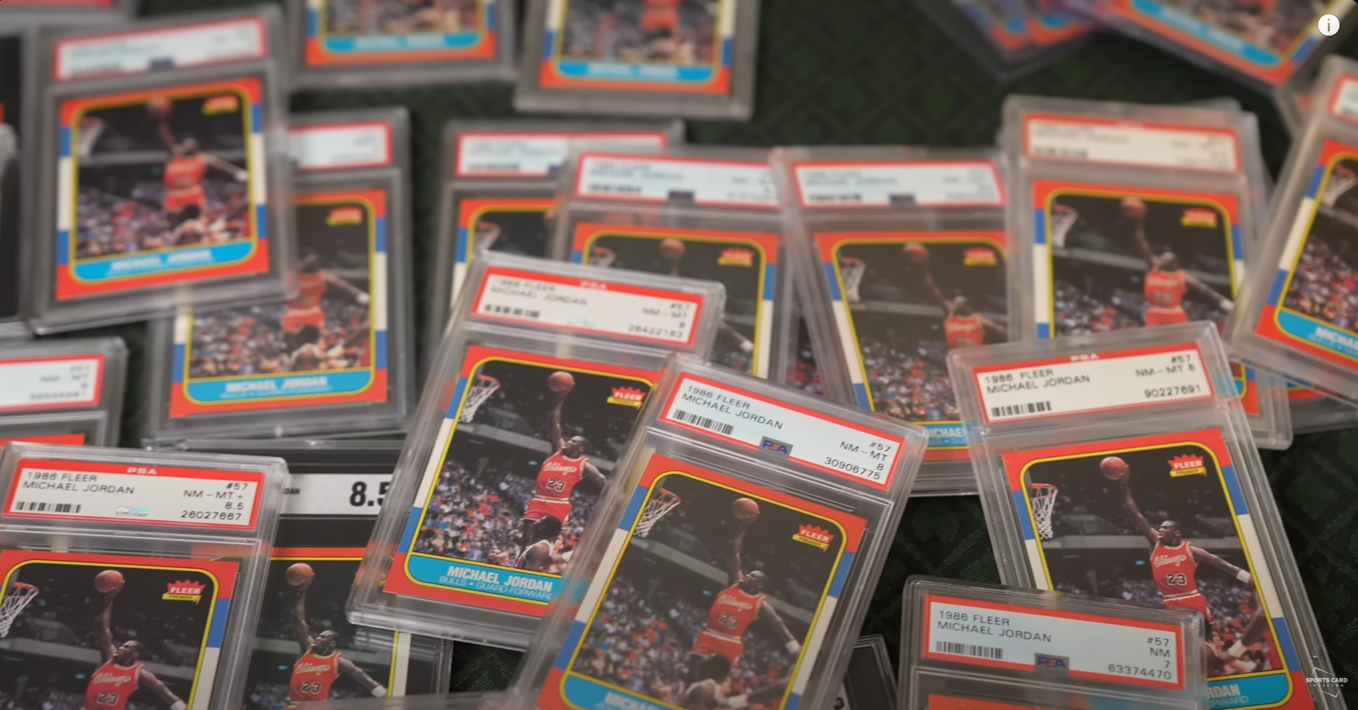 1986 Fleer Michael Jordan Basketball Rookie Card