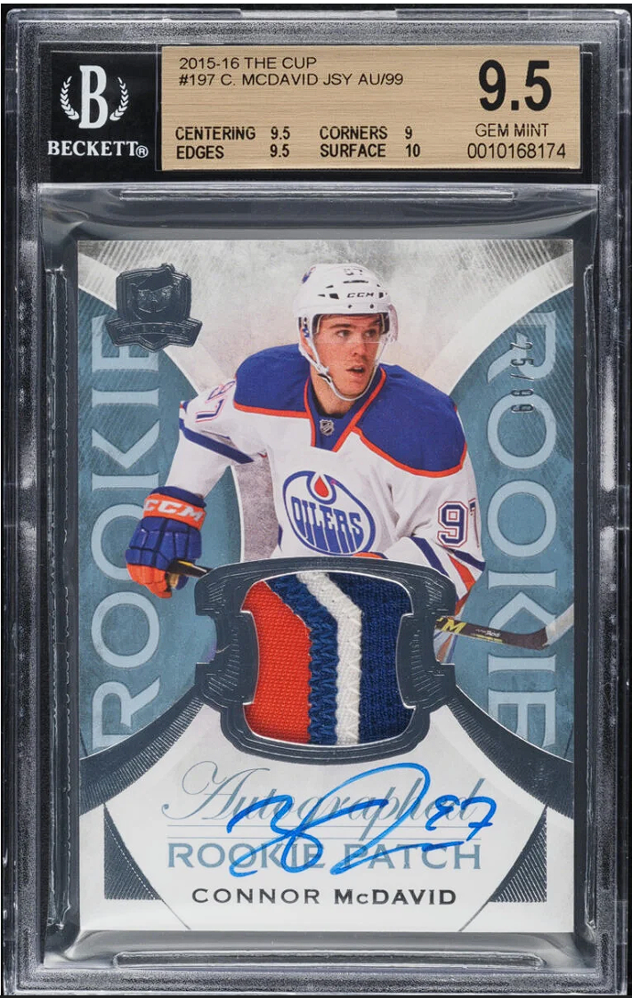 Elite Sports Cards of McDavid, Gretzky, Jordan, and More Featured in Prestigious Auction