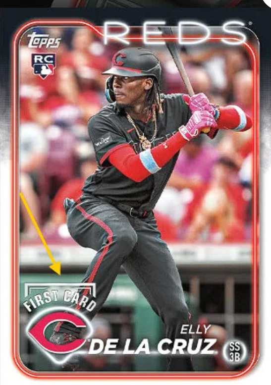 Topps' Unique 'First Card' Parallels Missing Key Front Stamp, Prompting Collector Hunt