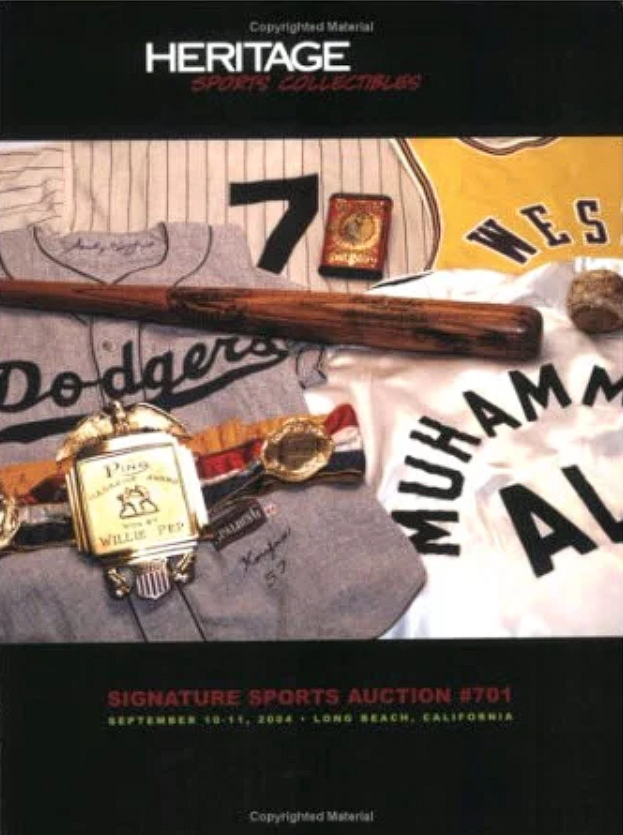 Heritage Auctions Celebrates 20 Years of Monumental Sports Memorabilia Sales