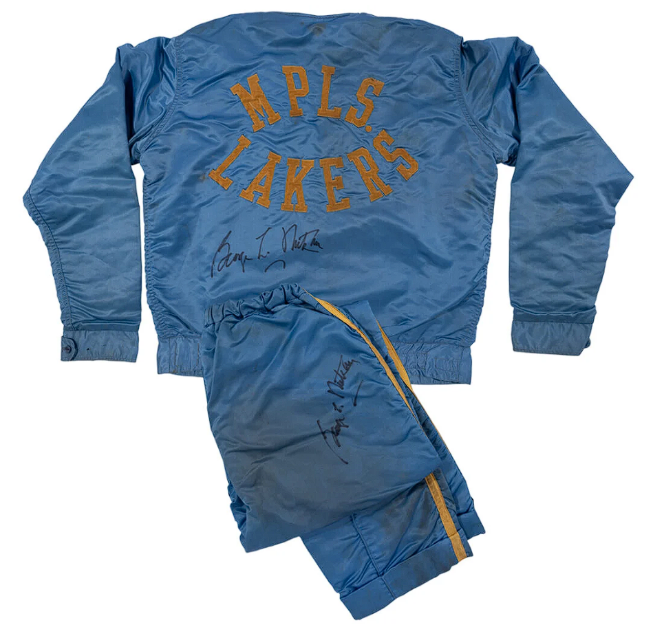 SCP Auctions Highlights Rare George Mikan Lakers Warmup Suit in Spring Premier Event