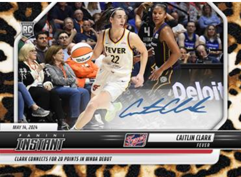 Caitlin Clark's Autographed Rookie Card Fetches Record Price in Auction