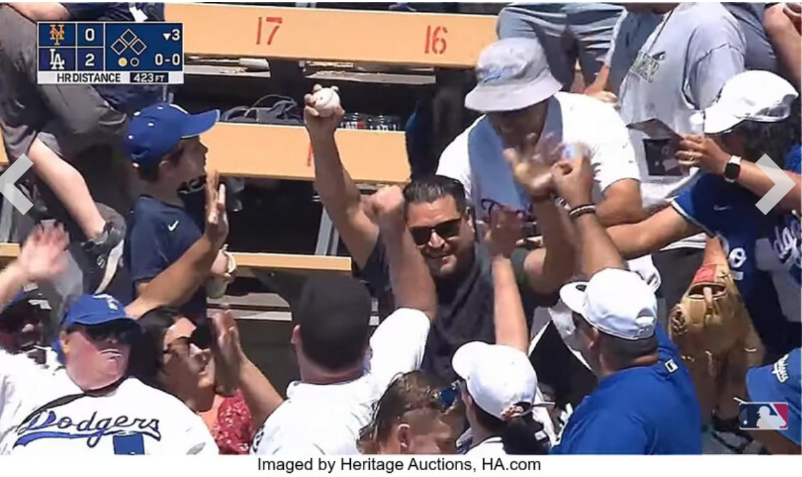 Shohei Ohtani's Record-Breaking Home Run Ball to Feature in Heritage Auctions' Summer Platinum Night Auction