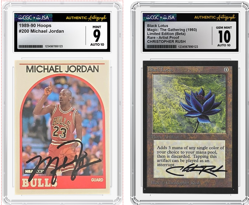 CGC Cards and JSA Launch Combined Services for Autographed Cards