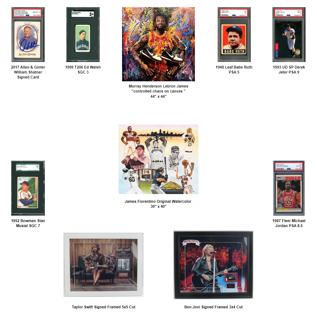 NSCC to Host Charity Auction at 2024 National Sports Collectors Convention