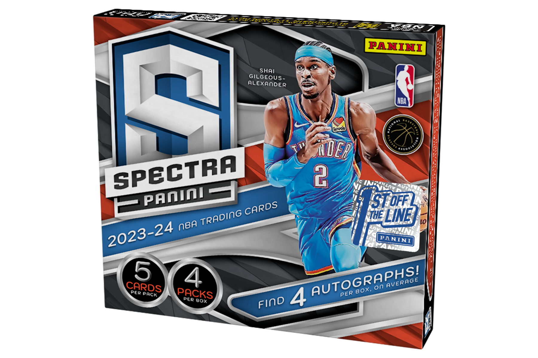 2023-24 Panini Spectra NBA Trading Card Box: First Off the Line Release Details and Dutch Auction Format