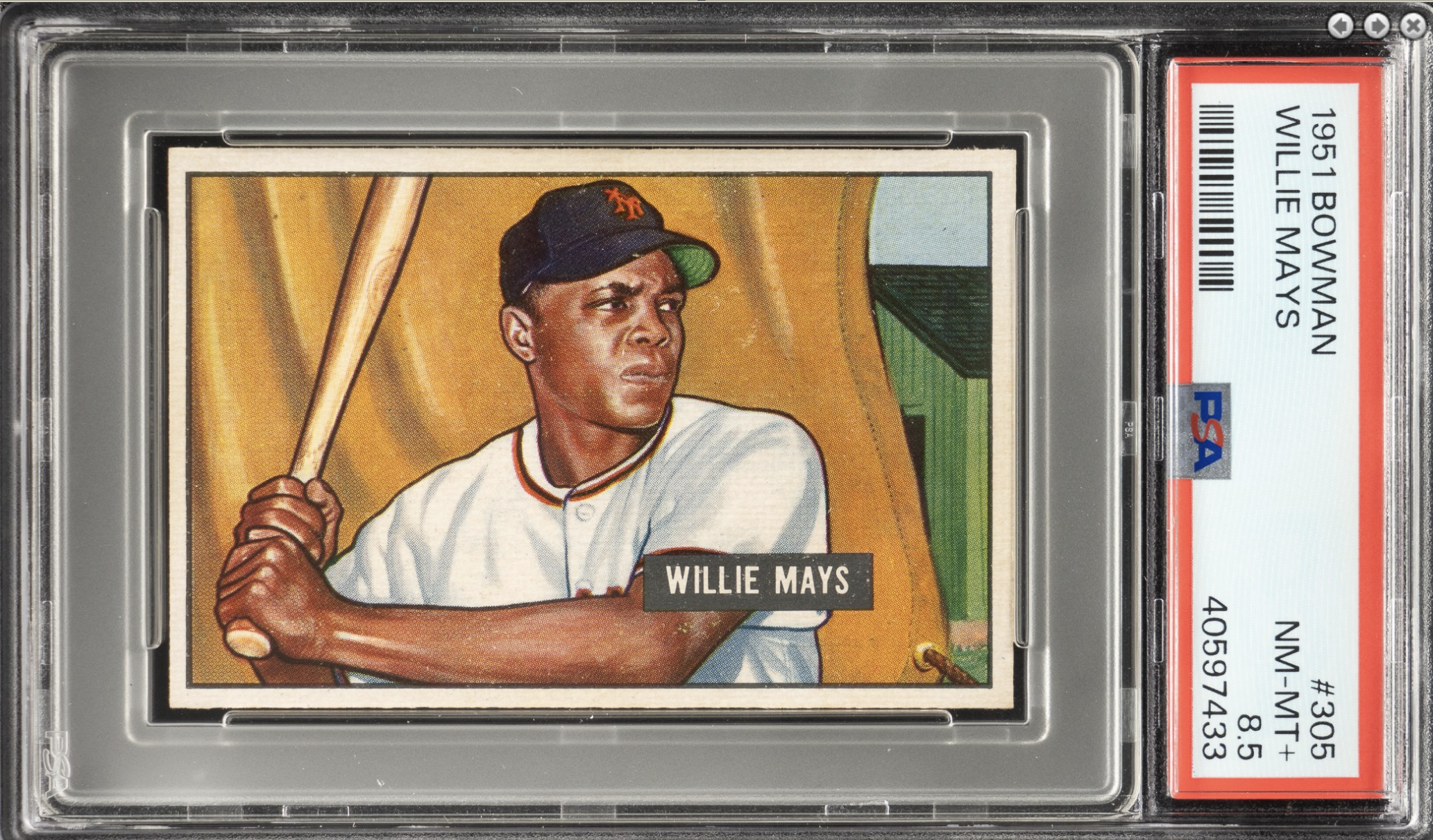 Willie Mays Rookie Card Sells for Record-Breaking $390,935!