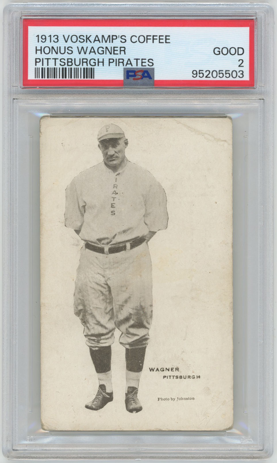 Extremely Rare 1913 Voskamp’s Coffee Honus Wagner Card Emerges in Auction