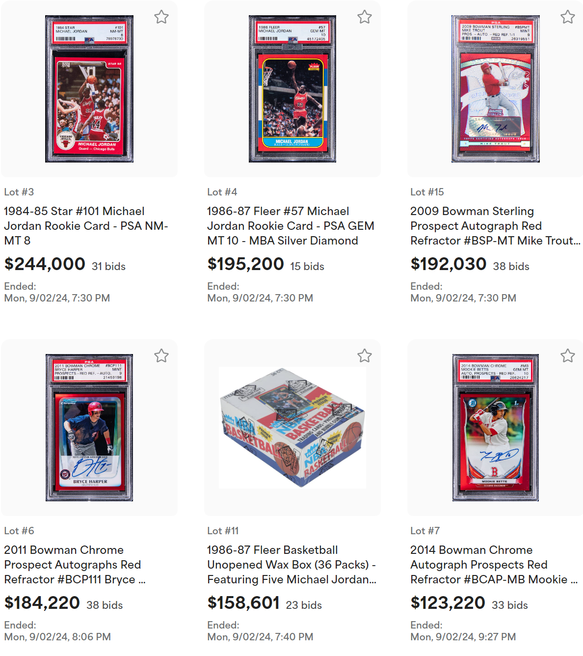 Jordan Rookie Card Sets Record, Kelce Super Bowl Jersey Highlights Goldin Elite Auction