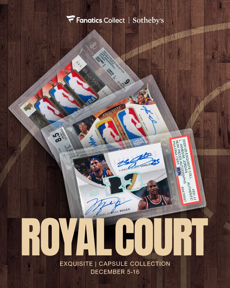 Fanatics and Sotheby’s Announce “Exquisite | Capsule Collection” Auction