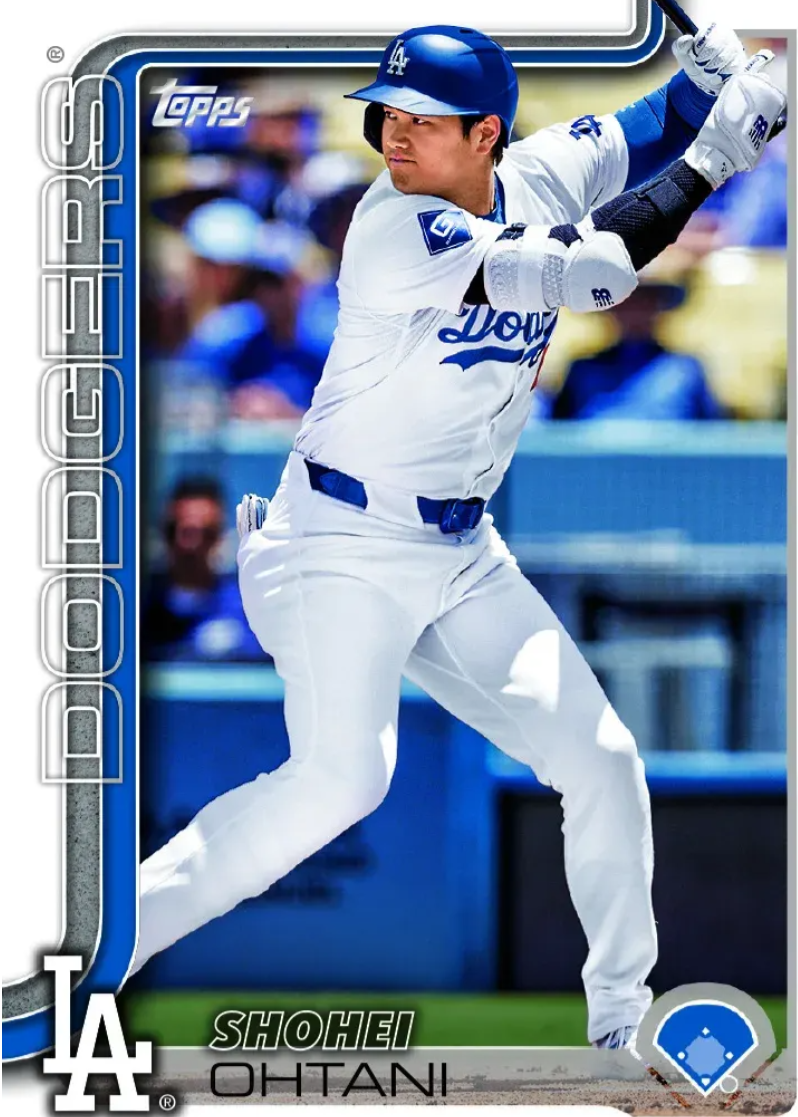 Shohei Ohtani Named No. 1 Card in 2025 Topps Baseball Series 1