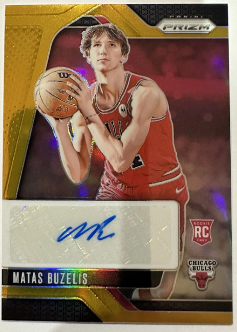 Matas Buzelis Rookie Cards Surge as Bulls Rookie Turns Heads