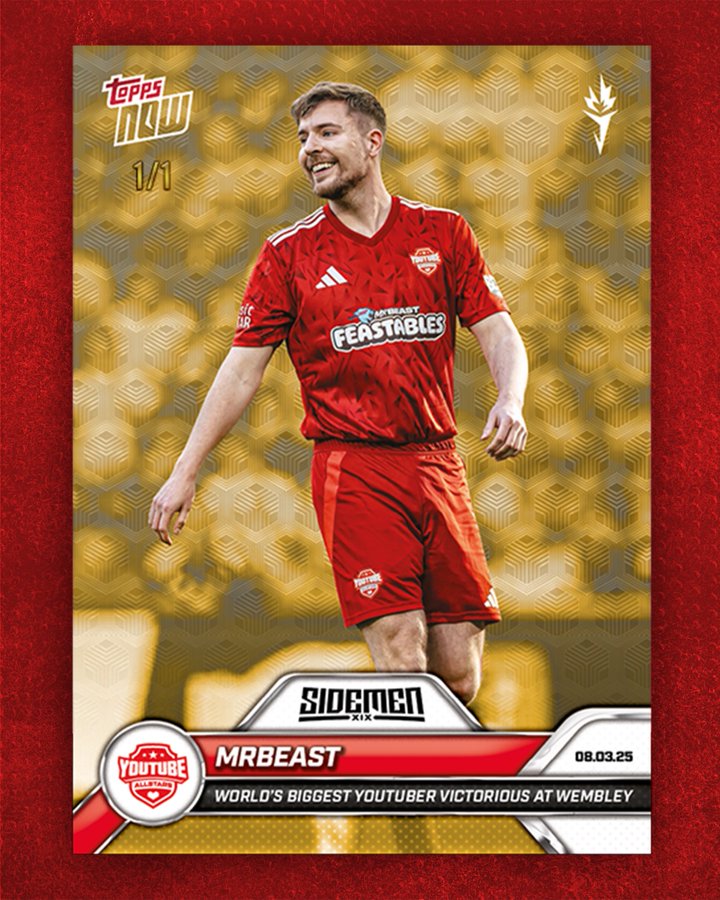 Mr Beast & KSI Get Their First Trading Cards