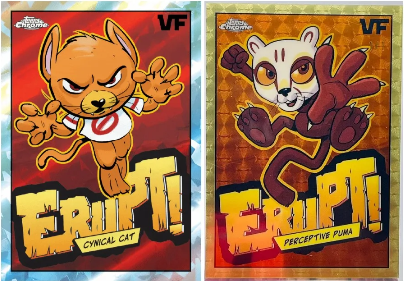 Topps Chrome VeeFriends Goes Full Blast with ERUPT! Insert Series Designed by Gyula Németh