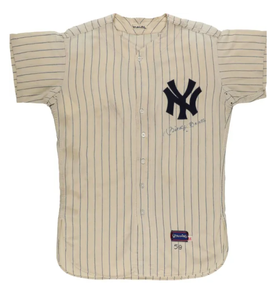 Rare Mickey Mantle Game-Worn Jersey Hits the Auction Block at Goldin