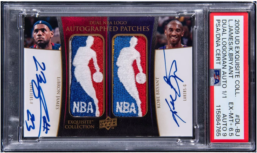 LeBron James & Kobe Bryant Dual Logoman Card Sells for $1.16 Million at Auction