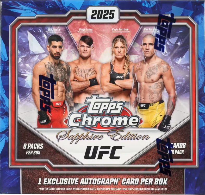 2025 Topps Chrome Sapphire UFC: A New Era of Crystal-Clear Collecting