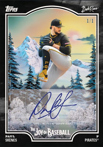 Bob Ross Meets Baseball: A Happy Little Card Collection Returns