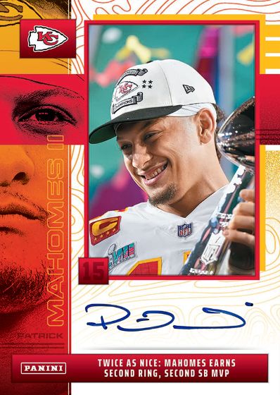 2025 Panini Patrick Mahomes Autograph Collection Celebrates a Modern Legend