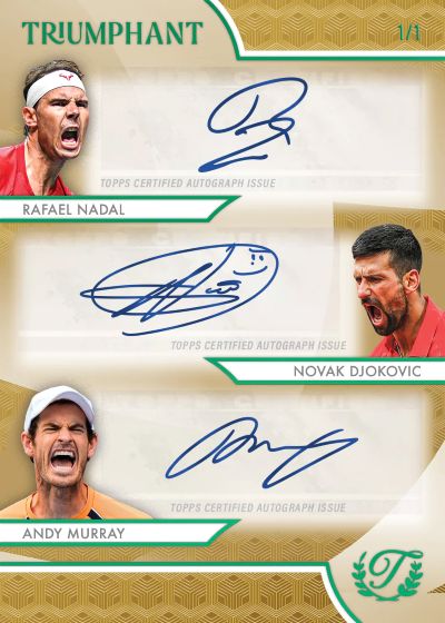 2025 Topps Triumphant Tennis Debuts With Numbered Cards and Star Power