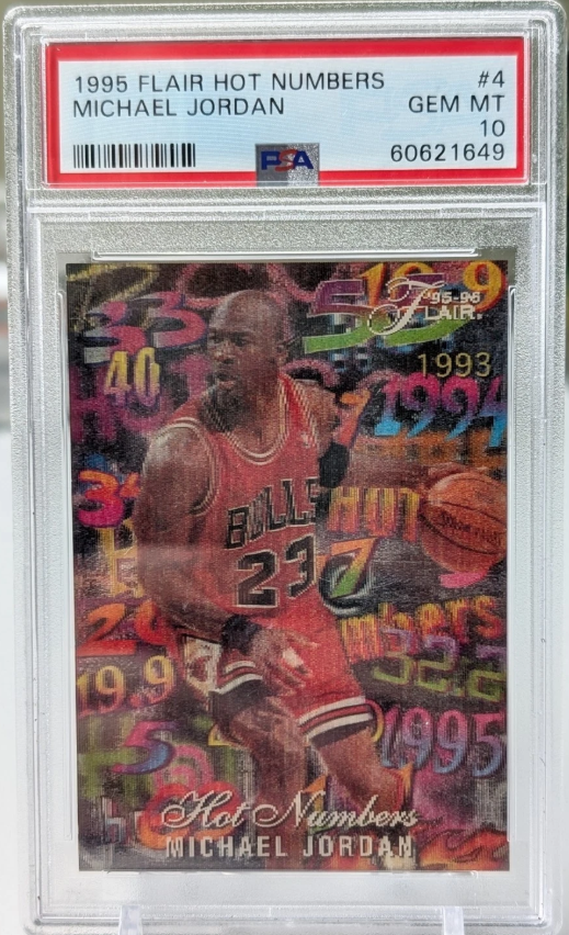 Neon Static: Why 1995–96 Flair Hot Numbers Jordan still steals the show